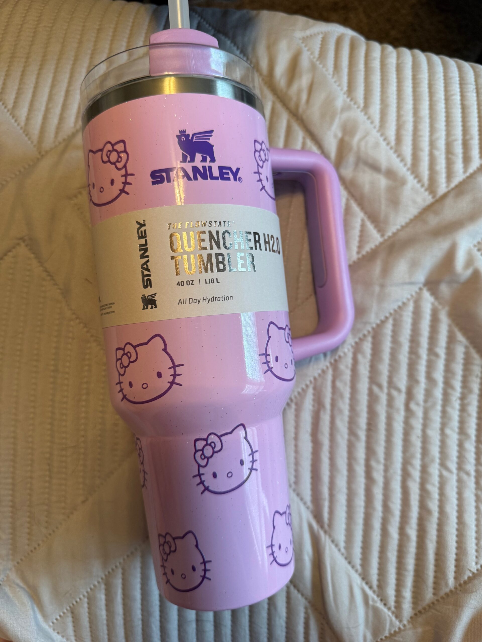 Stanley Dark Purple Hello Kitty