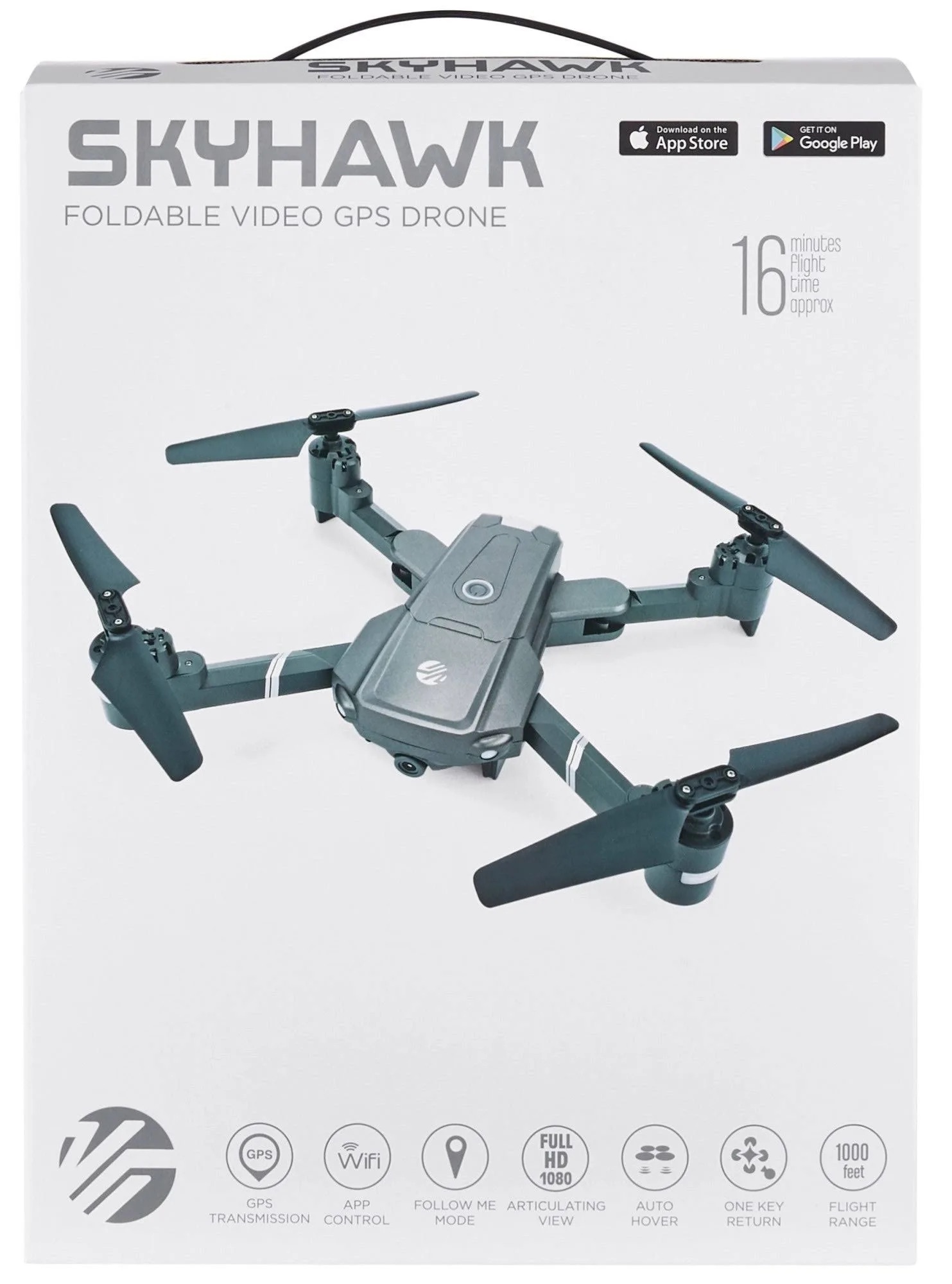 Skyhawk Foldable Video GPS Drone